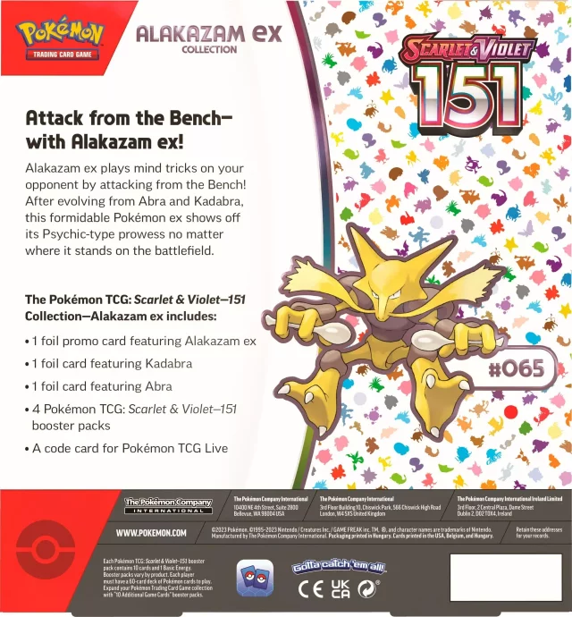 Kartová hra Pokémon TCG: Scarlet & Violet 151 - Alakazam ex Collection