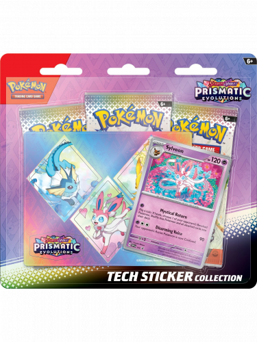 Kartová hra Pokémon TCG: Scarlet & Violet - Prismatic Evolutions Tech Sticker Collection: Sylveon