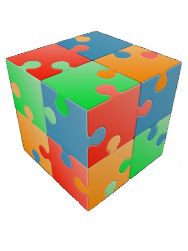 kocka V-cube Fun- jigsaw 2x2 (PC)