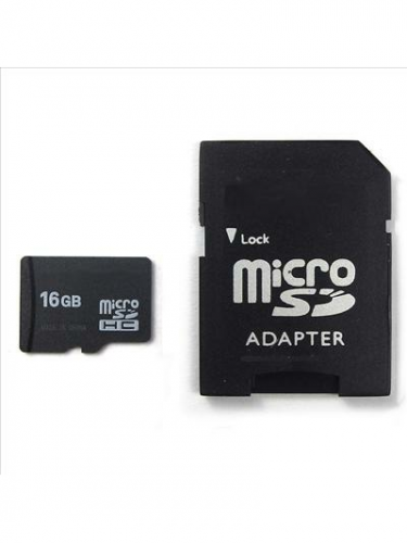 Micro SDHC 16GB + SD adaptér (PC)