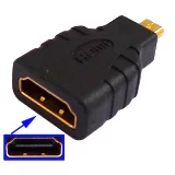 Redukcia micro HDMI na HDMI (pozlatené konektory)