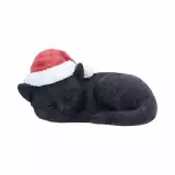 Vianočná ozdoba Jingle Paws - Sleeping Black Cat in Santa Hat (Nemesis Now) - Nemesis Now 