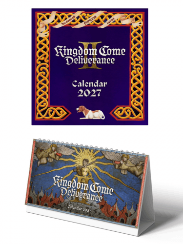 Výhodná sada kalendárov Kingdom Come: Deliverance II 2027 (stolný + nástenný) ENG