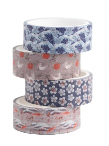 Washi páska Hokusai - The Great Wave of Kanagawa (4 kusy)