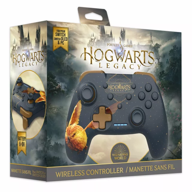 Bezdrôtový ovládač Nintendo Switch - Hogwarts Legacy Golden Snidget