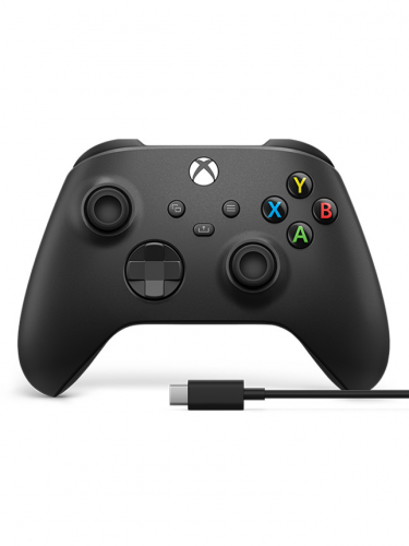 Bezdrôtový ovládač pre Xbox - Čierny + USB-C kábel (XSX)