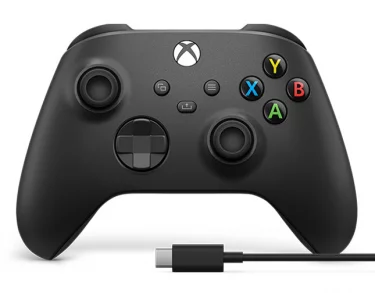 Bezdrôtový ovládač pre Xbox - Čierny + USB-C kábel