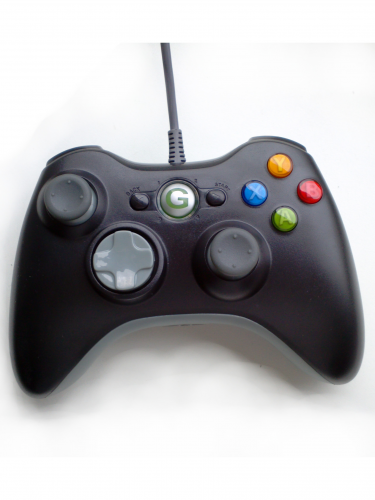 Gamepad pre Xbox 360 a PC (čierny) (Gamer) (X360)