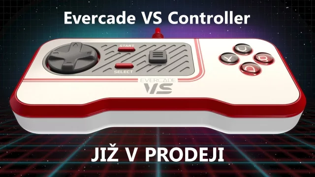 Poznejte drátový ovladač pro retro herní konzoli Evercade VS!