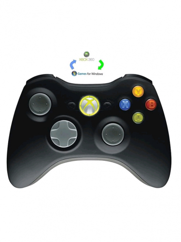 XBOX 360 Wireless Controller pre Xbox 360 a PC Windows (čierny) (PC)