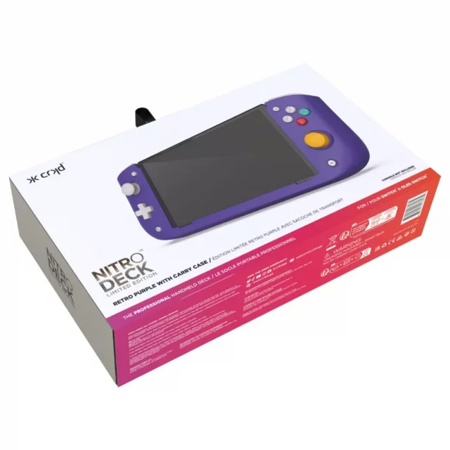 Nitro Deck - Retro Purple Limited Edition + pouzdro (Switch + OLED)