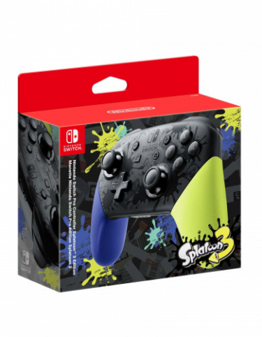 Ovládač Nintendo Switch Pro Controller - Splatoon 3 Edition (SWITCH)