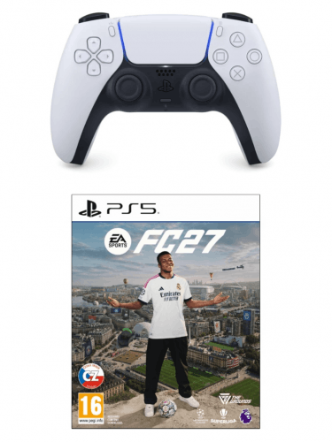 Výhodný set Ovládač DualSense - Biely + EA SPORTS FC 27 (PS5)