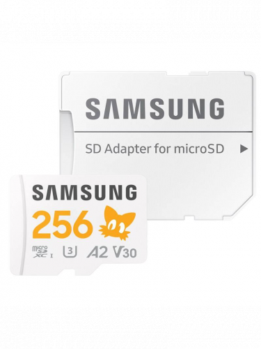 Pamäťová karta Samsung micro SDXC 256 GB PRO Plus Sonic + SD adaptér (SWITCH)