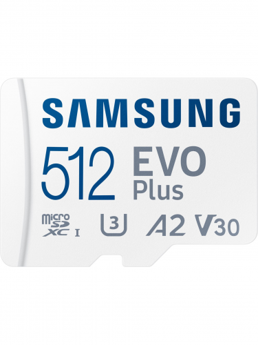 Pamäťová karta Samsung micro SDXC 512GB EVO Plus + SD adaptér (SWITCH)