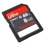 SanDisk SDHC Ultra 8GB 30MB/s Class 10