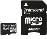 Transcend Micro SDHC Class 10 16GB + adaptér