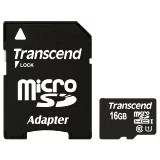 Transcend Micro SDHC UHS-I 16GB Premium (Class 10) s adaptérem