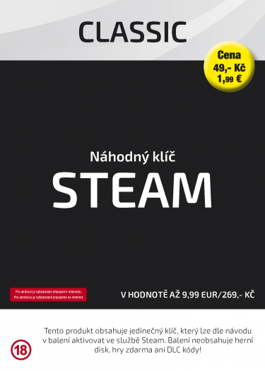 Náhodný kľúč Steam Classic (PC)