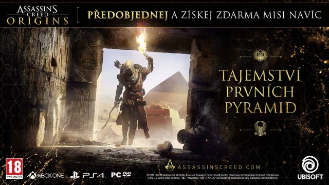Assassins Creed: Origins CZ + šatka (PC)