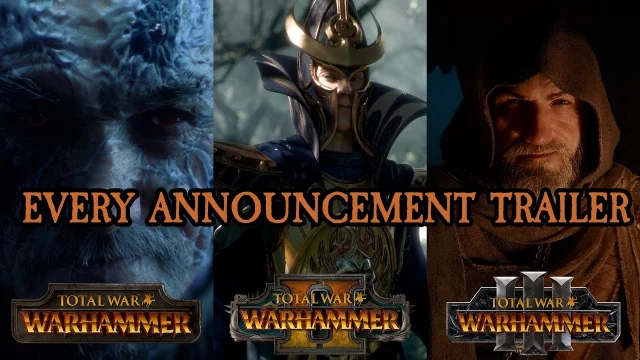 EVERY Announcement Trailer in the Total War: Warhammer Trilogy