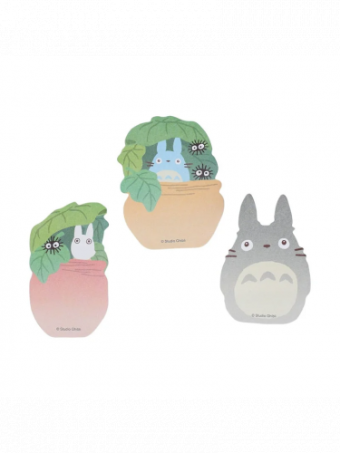 Samolepiaci bloček Ghibli - Totoro set (3 ks) (My Neighbor Totoro)