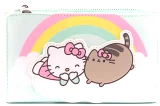 Peňaženka Pusheen x Hello Kitty - Balloons and Rainbow (Loungefly)
