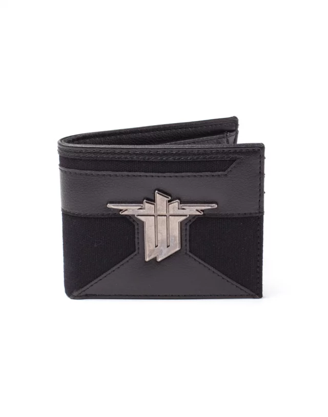 Peňaženka Wolfenstein 2 - Metal Badge Logo