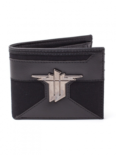 Peňaženka Wolfenstein 2 - Metal Badge Logo