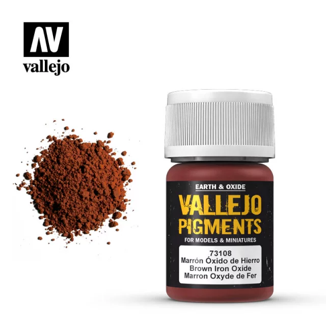 Farebný pigment Brown Iron Oxide (Vallejo)