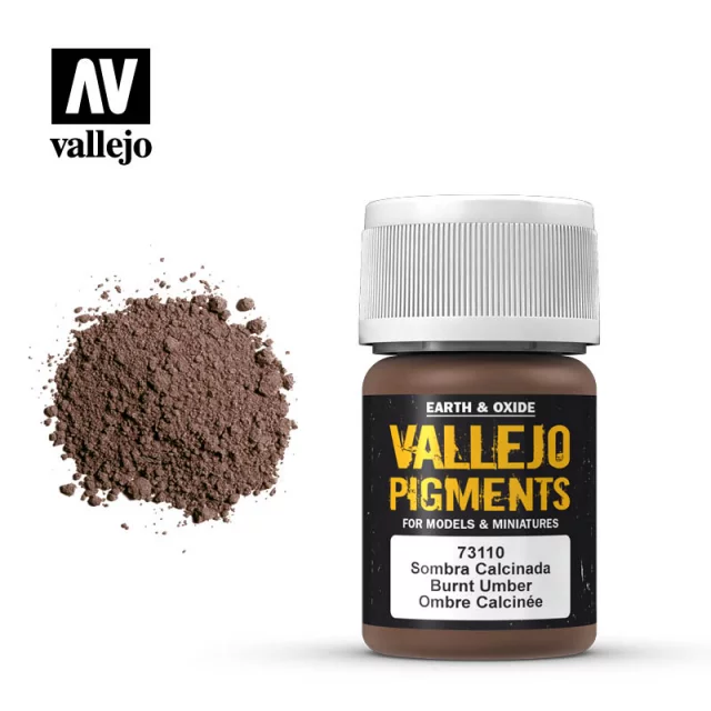 Farebný pigment Burnt Umber (Vallejo)