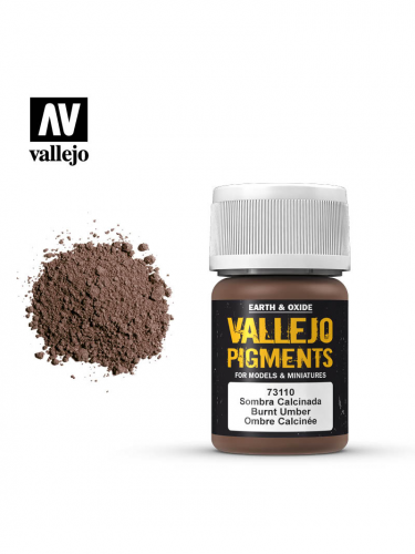 Farebný pigment Burnt Umber (Vallejo)