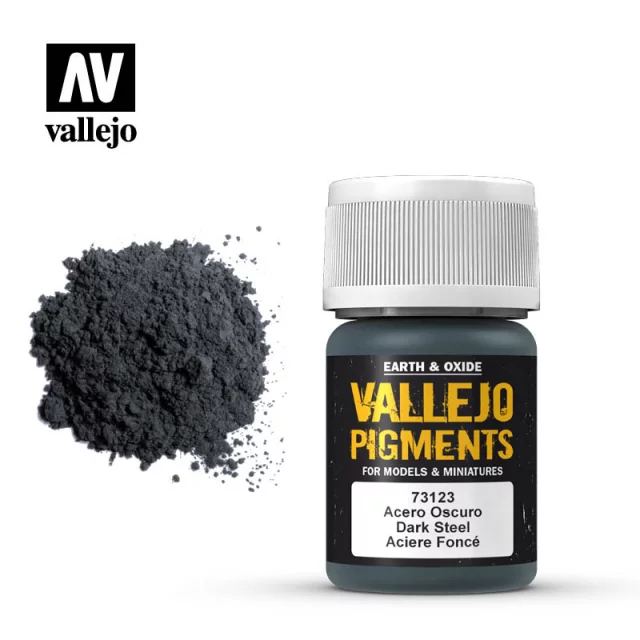 Farebný pigment Dark Steel (Vallejo)