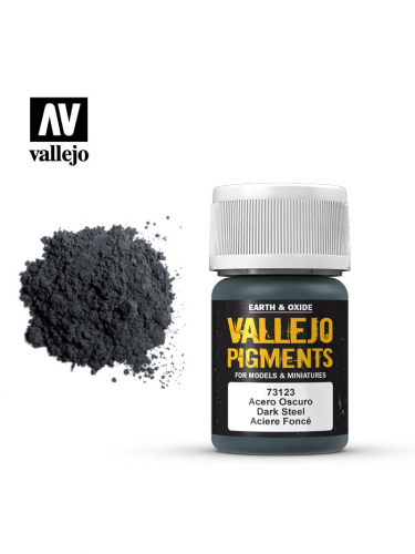 Farebný pigment Dark Steel (Vallejo)
