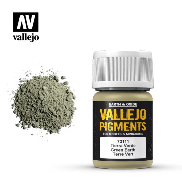 Farebný pigment Green Earth (Vallejo)