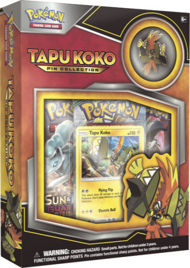Kartová hra Pokémon TCG - Pin Collection (Tapu Koko)