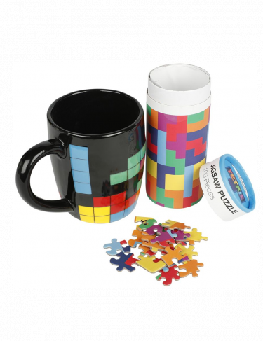 Darčekový set Tetris - hrnček a puzzle