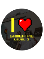 Odznak Gamer Pie - I Love Gamer Pie (56mm)