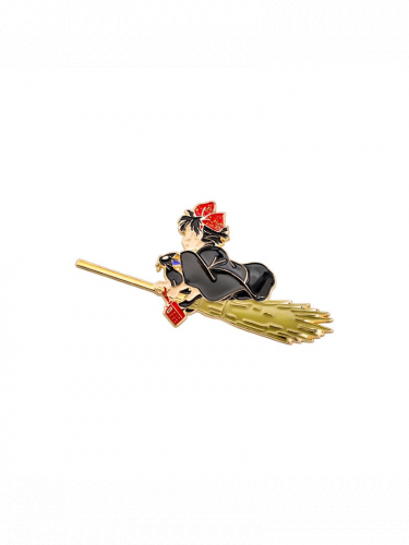 Odznak Ghibli - Kiki on Broom Metal (Kiki's Delivery Service)