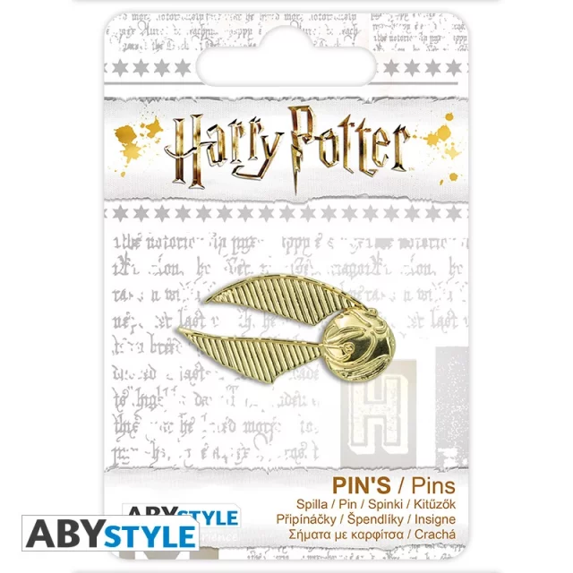 Odznak Harry Potter - Zlatá strela (zlatá)