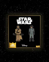 Odznak Star Wars - Tusken Raider & Imperial Death Star Technician (Pin Kings)