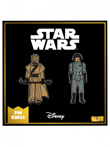 Odznak Star Wars - Tusken Raider & Imperial Death Star Technician (Pin Kings)