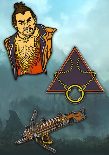 Odznaky Dragon Age - Dragon Age Varric Pin Set