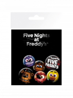 Sada odznakov Five Nights at Freddy's - Five Nights at Freddy's Badge Pack