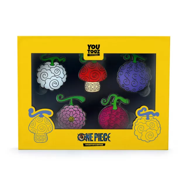 Sada odznakov One Piece - Devil Fruit Pin Set (Youtooz) - Anime