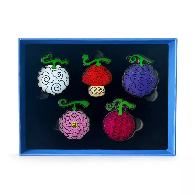 Sada odznakov One Piece - Devil Fruit Pin Set (Youtooz) - Anime