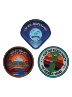 Sada odznakov Rick & Morty - Pin Badge Limited Edition
