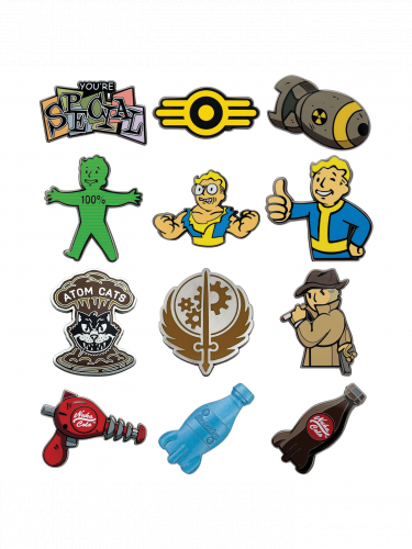 Zberateľský odznak Fallout – Mystery Pin Badge Vol. 2 (náhodný výber)