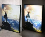 Plakát The Legend of Zelda -  Into The Wilds (plakát na plátně s LED osvětlením)