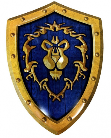 Plechová ceduľa World of Warcraft - Alliance Shield